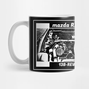 MAZDA RX-7 FD ENGINE (Black Version) Mug